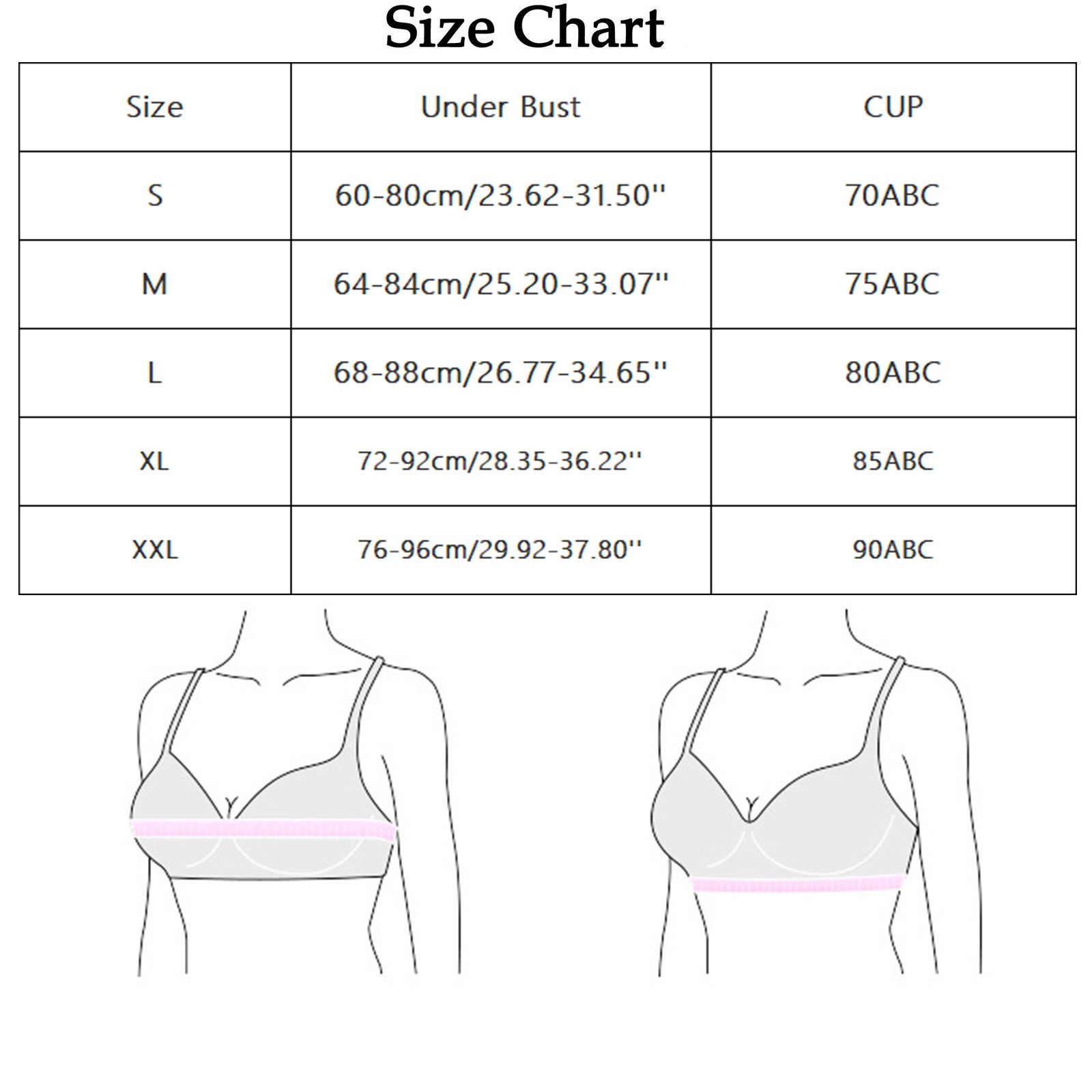 thumbnail image 3 of Sujetador push up sin aros con cuello en V para mujer: sin costuras, relleno extraíble, nailon/spandex, para uso diario/deportivo - S-XXL, 3 of 4